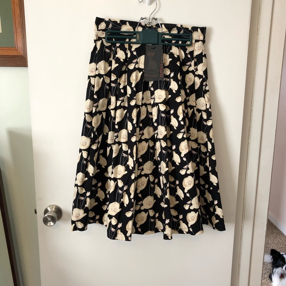 NWT ModCloth boxpleat skirt - Superstition brand - Picture 4 of 4